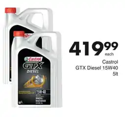 Save Castrol GTX Diesel 15W40 offer