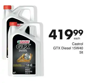 Save Castrol GTX Diesel 15W40 offer