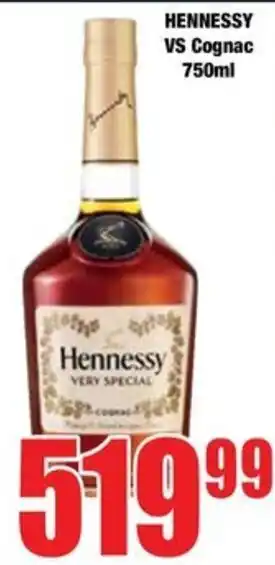 Boxer Hennessy VS Cognac offer