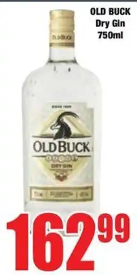 Boxer OLD BUCK Dry Gin offer