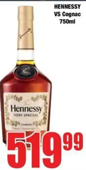 Boxer Hennessy VS Cognac offer