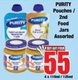 Boxer PURITY Pouches / 2nd Food Jars Assorted offer