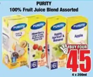 Boxer PURITY 100% Fruit Juice Blend Assorted offer