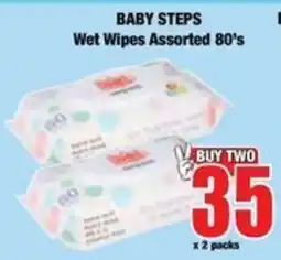 Boxer Baby Steps Wet Wipes Assorted offer