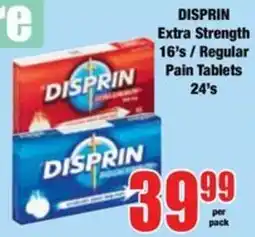 Boxer DISPRIN Extra Strength Pain Tablets offer