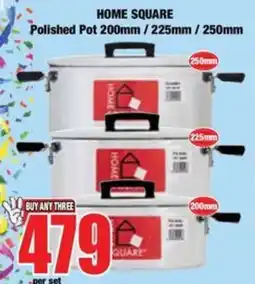 Boxer HOME SQUARE Polished Pot offer