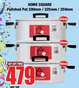 Boxer HOME SQUARE Polished Pot offer