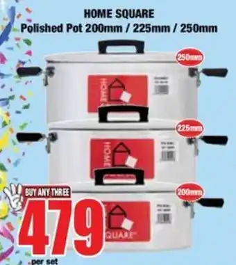Boxer HOME SQUARE Polished Pot offer