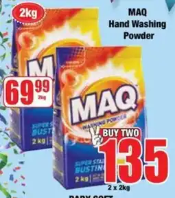 Boxer MAQ Hand Washing Powder offer
