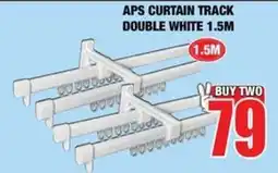 Boxer Build APS CURTAIN TRACK DOUBLE WHITE offer