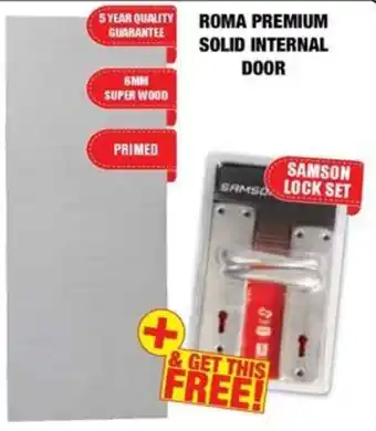 Boxer Build ROMA PREMIUM SOLID INTERNAL DOOR offer