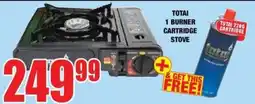 Boxer Build Totai 1 burner cartridge stove offer