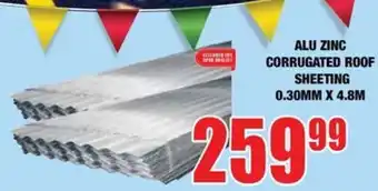 Boxer Build ALU ZINC CORRUGATED ROOF SHEETING offer