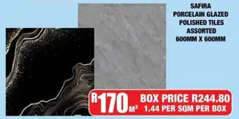 Boxer Build SAFIRA PORCELAIN GLAZED POLISHED TILES ASSORTED offer