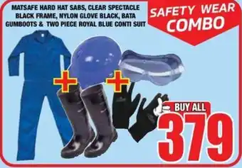 Boxer Build Safety wear combo offer