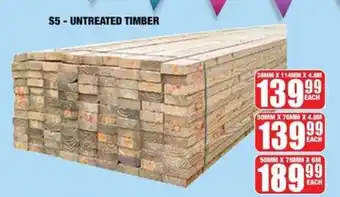 Boxer Build S5 - UNTREATED TIMBER offer