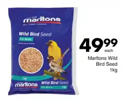 Save Marltons Wild Bird Seed offer