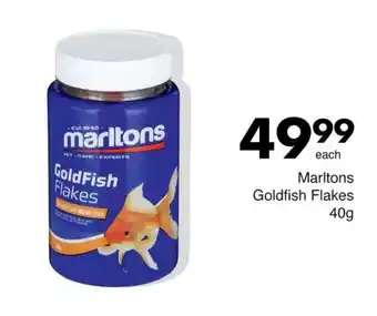 Save Marltons Goldfish Flakes offer