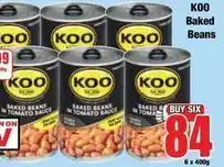 Boxer Koo - baked beans in tomato sauce offer
