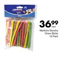 Save Marltons Munchy Chew Sticks offer