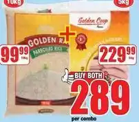 Boxer Golden ray parboiled rice & chicken sizzlers offer
