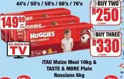 Boxer Huggies - dry comfort offer