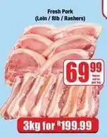 Boxer Fresh pork (loin / rib / rashers) offer