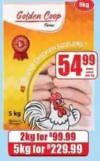 Boxer Frozen chicken sizzlers offer