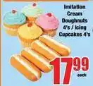 Boxer Imitation cream doughnuts / icing cupcakes offer