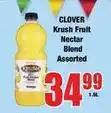 Boxer Clover - krush fruit nectar blend offer