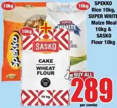 Boxer Spekko - rice, maize meal & flour offer