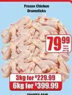 Boxer County fair - frozen chicken drumsticks offer