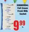 Boxer Full cream fresh milk sachet offer