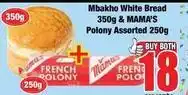 Boxer Mama's - mbako white bread & polony assorted offer