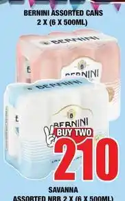 Boxer Bernini - assorted cans offer