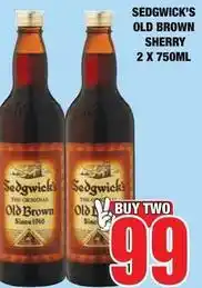 Boxer Old brown sherry offer