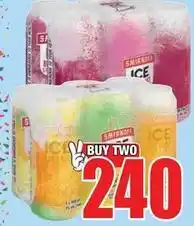 Boxer Smirnoff - ice offer