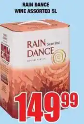 Boxer Rain dance wine offer