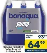 Pick n Pay Bonaqua - pump still water offer