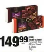 Spar Spar - pork belly ribs offer