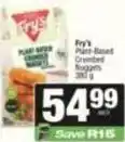 Spar Fry's - plant-based crumbed nuggets offer