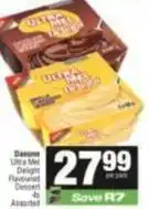 Spar Danone - ultra mel delight flavoured dessert offer