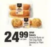 Spar Spar - brioche buns or hot dog rolls offer