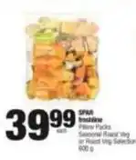 Spar Seasonal roast veg or roast veg selection pillow packs offer