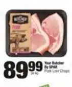Spar Spar - pork loin chops offer