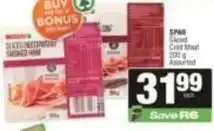 Spar Spar - sliced cold meat offer