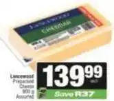 Spar Lancewood - prepackaged cheese offer