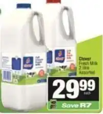 Spar Clover - fresh milk offer
