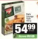 Spar Fry's - sausage rolls offer