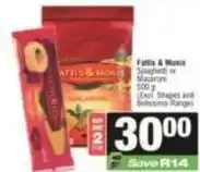 Spar Spaghetti or macaroni offer